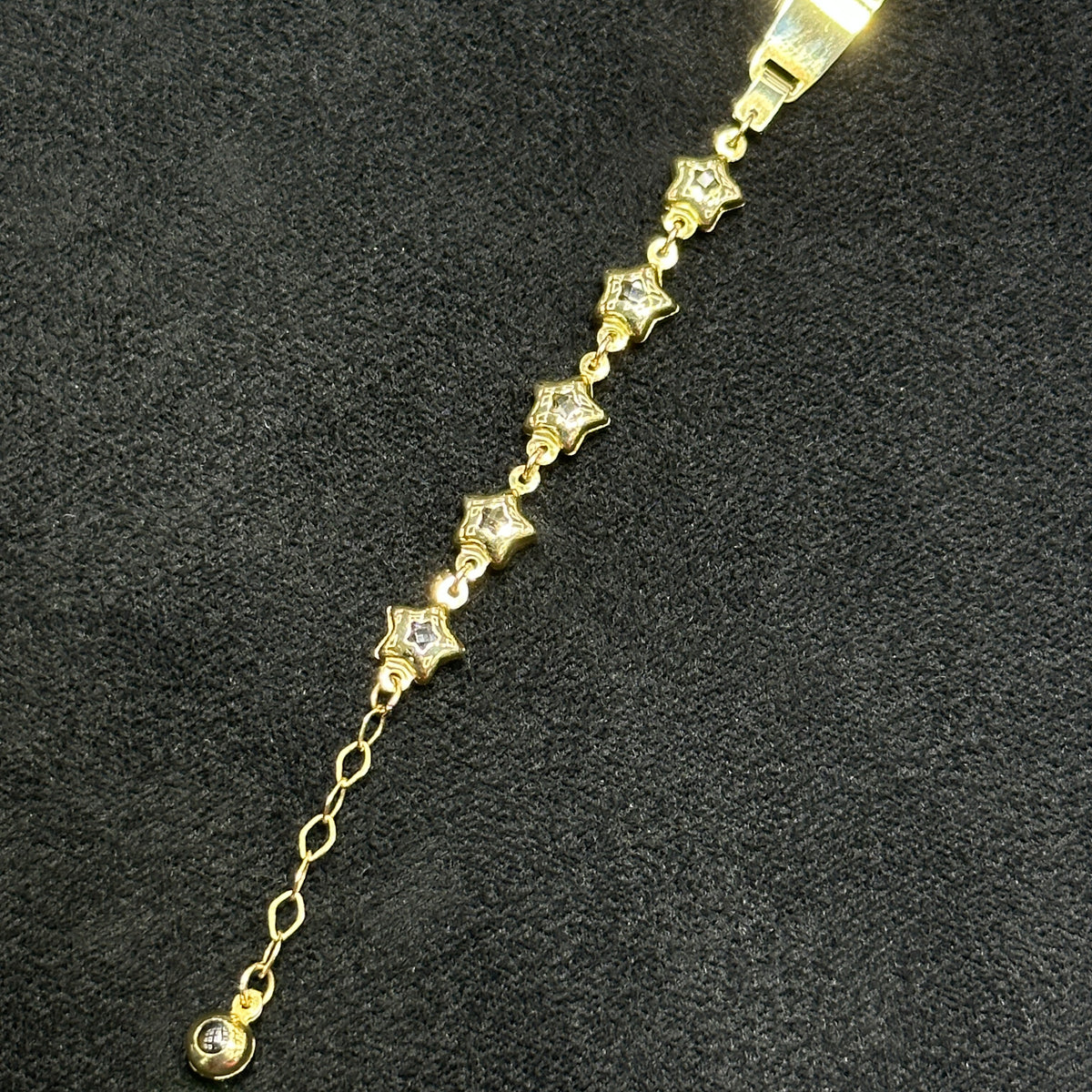 10k Real Gold Nameplate ID Bracelet For Kids