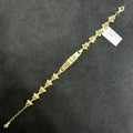 10k Gold Butterfly Style ID Bracelet For Kids 7"