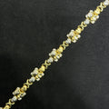 10k Real Gold Teddy Bear XO Style Bracelet for Women