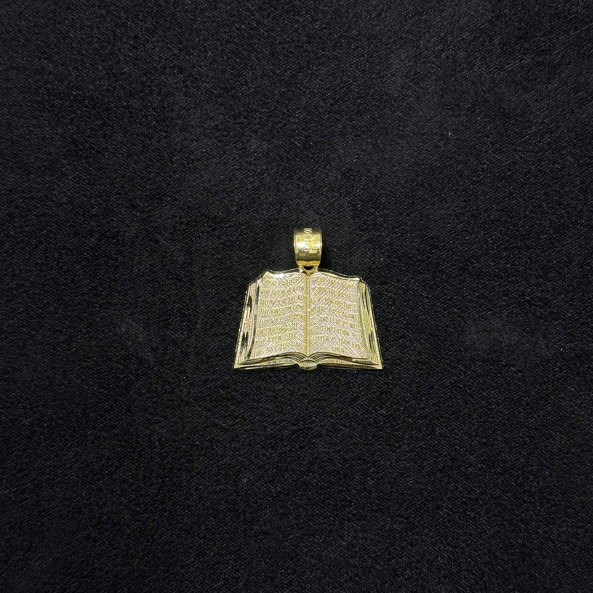 10k Book Charms Large/Small Sizes for Men & Women
