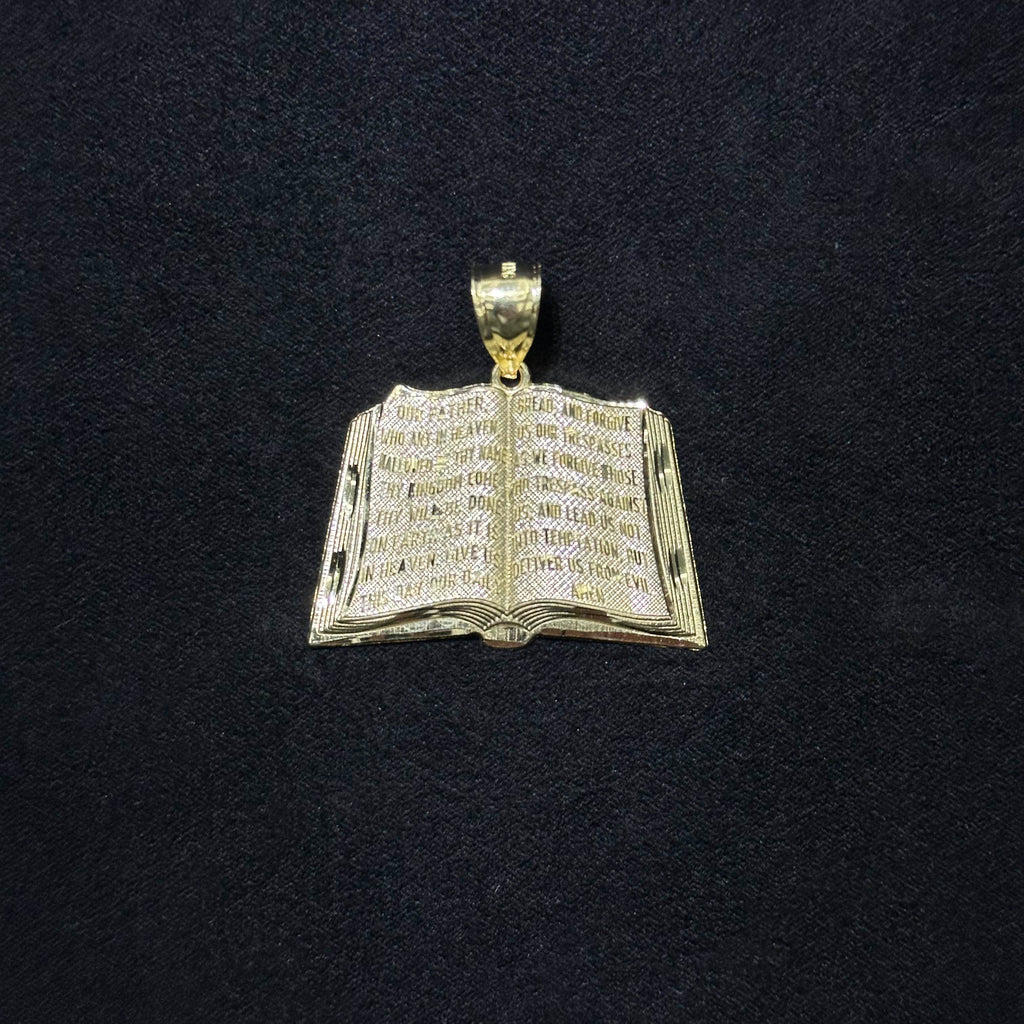 10k Book Charms Large/Small Sizes for Men & Women