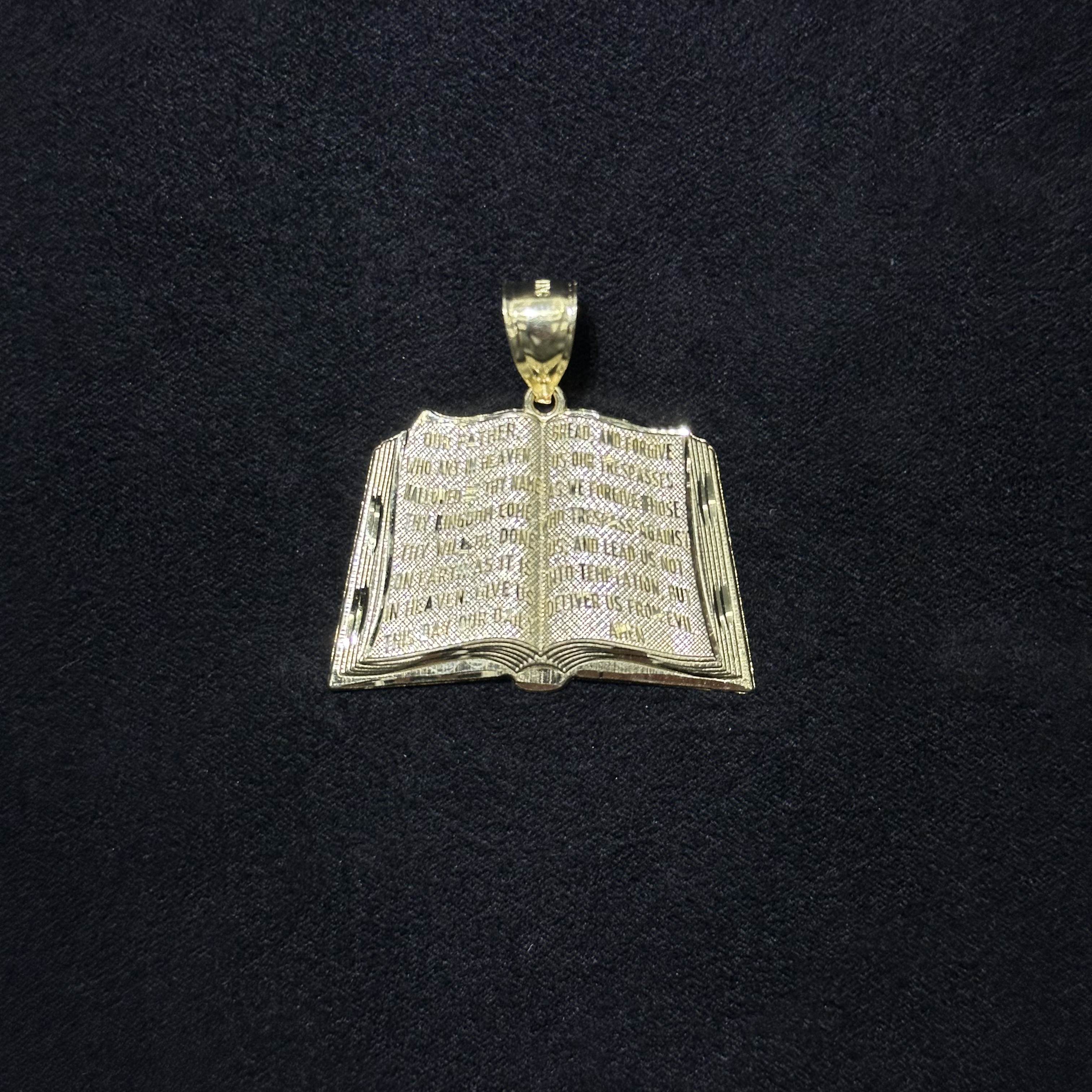 10k Book Charms Large/Small Sizes for Men & Women