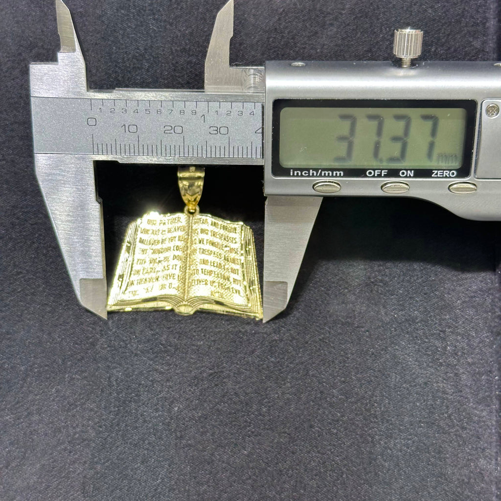 10k Book Charms Large/Small Sizes for Men & Women