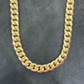 16mm 29" 10k Real Gold Miami Cuban Chain