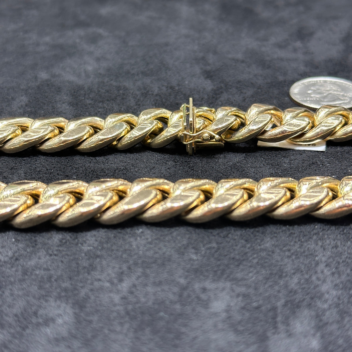 16mm 29" 10k Real Gold Miami Cuban Chain