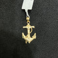 Anchor Charm 10k Real Gold Small Size