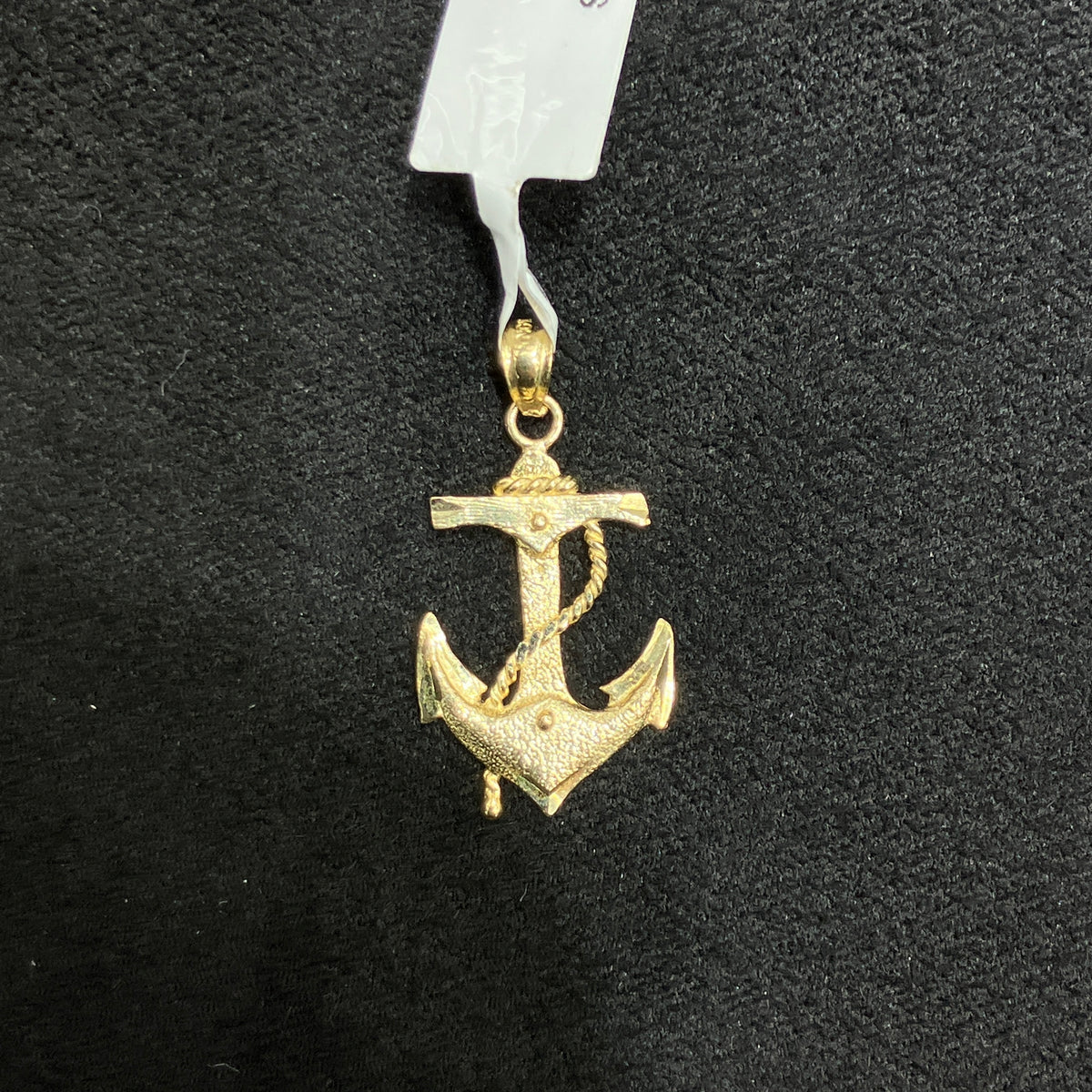 Anchor Charm 10k Real Gold Small Size