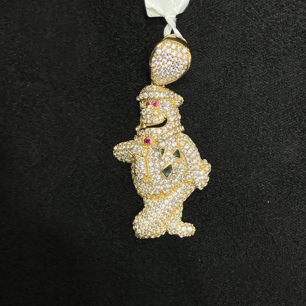 10K Real Gold Iconic TV Cartoon Character Pendant