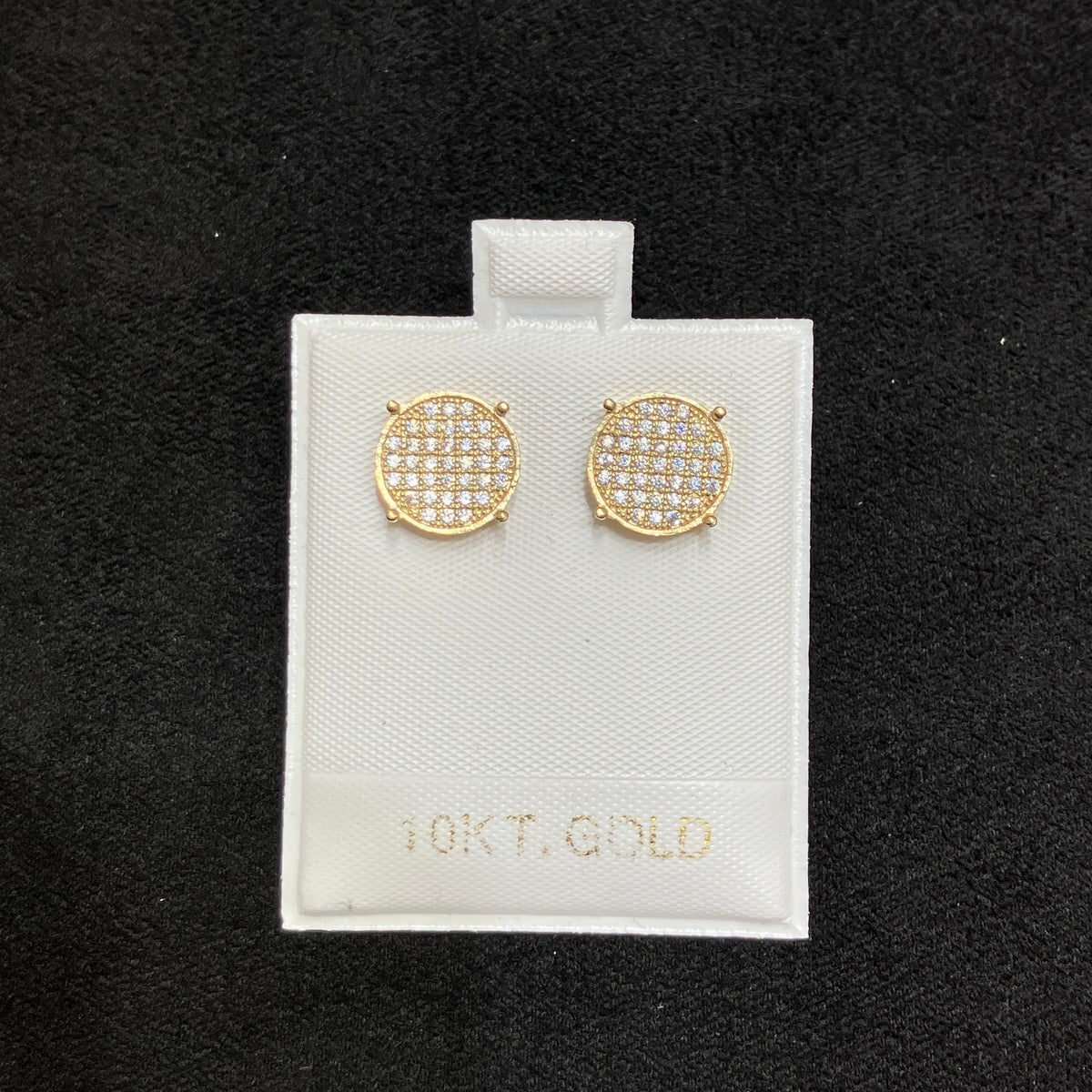 10K Yellow Gold Cartoon Character Stud Earring Set