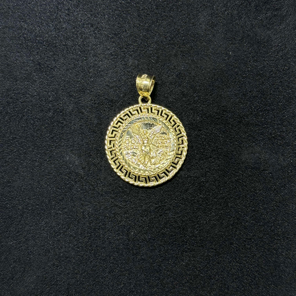 10K Yellow Gold Mexican 50 Pesos Centenario Pendant