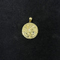 10K Yellow Gold 50 Pesos Mexico Coin Charm