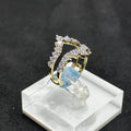 14KT Yellow Gold 1.98 CTW VVS Lab Diamond Wedding Band For Ladies