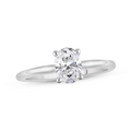Lab-Grown Diamonds Oval-Cut Solitaire Engagement Ring 1 CTW