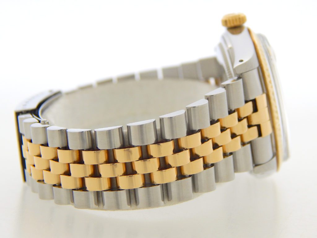 Rolex Datejust 1601 36mm Champagne Diamond Dial Yellow Gold Stainless Steel