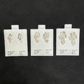 925 Sterling Silver Nugget Stud Earrings, Medium to X-Large