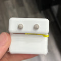 F Color Lab-Grown Diamond Stud Earrings in 925 Sterling Silver