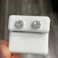 VVS Lab-Grown Diamond Stud Earrings in 925 Sterling Silver