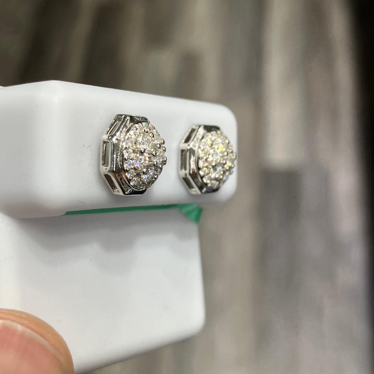 925 Sterling Silver Moissanite 0.63 CTW VVS-D Earrings