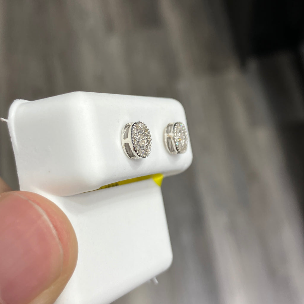 VS Lab-Grown Diamond Stud Earrings in 925 Sterling Silver