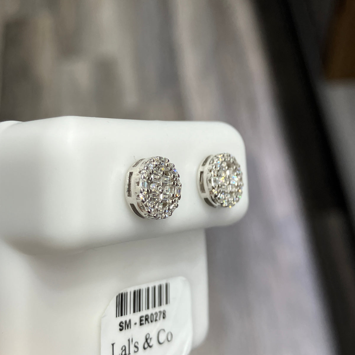 Sterling Silver 925 VVS1-D 0.65 CTW 8MM Moissanite Circle Earrings