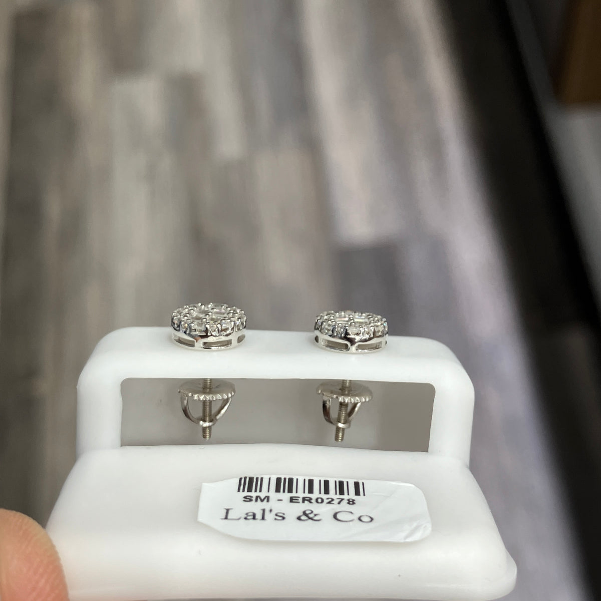 Sterling Silver 925 VVS1-D 0.65 CTW 8MM Moissanite Circle Earrings