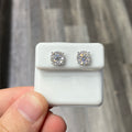 Lab-Created Diamond Stud Earrings in 925 Sterling Silver