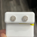 Lab-Created Diamond Stud Earrings in 925 Sterling Silver