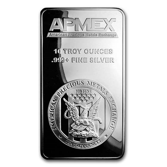 10 oz Silver Bar - APMEX