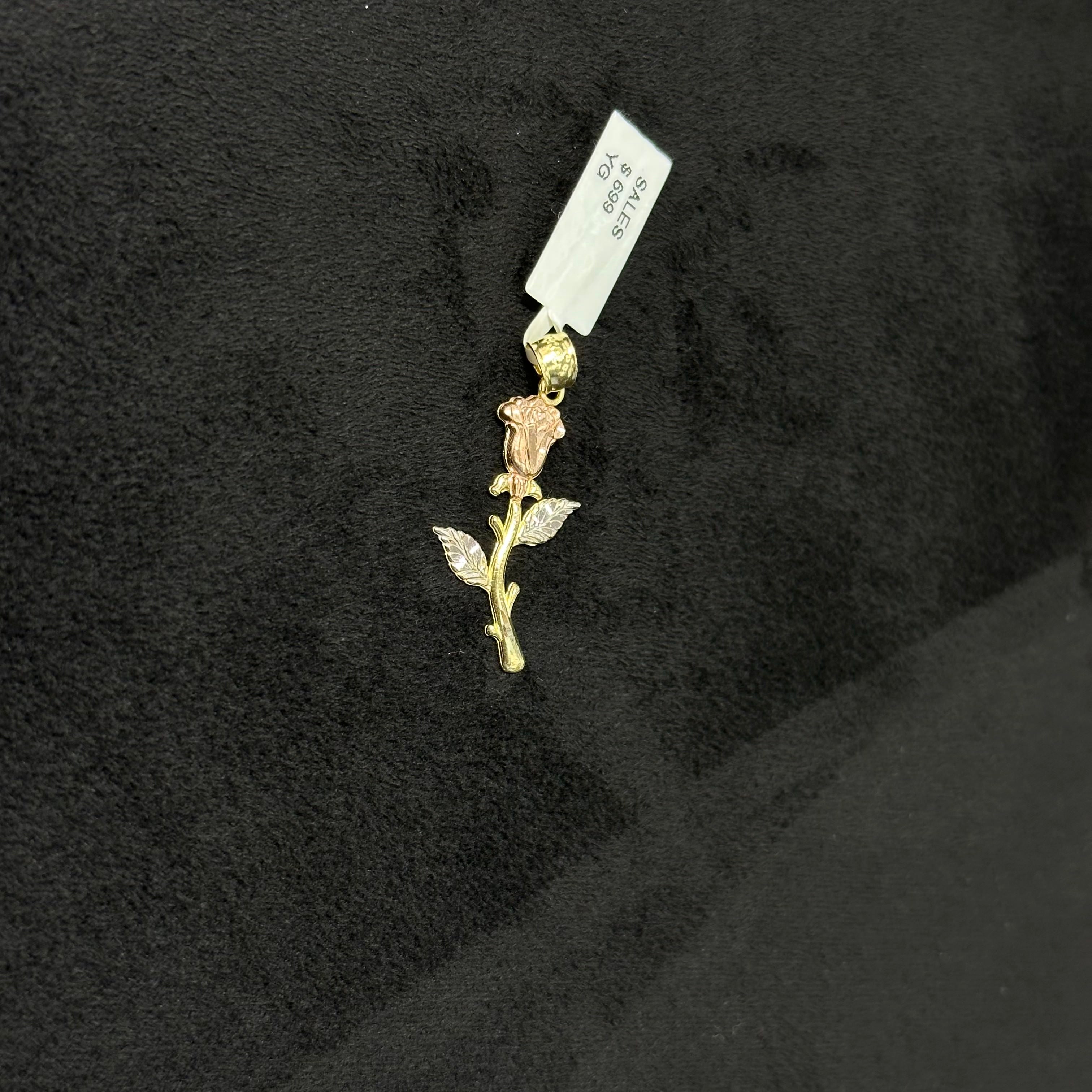 Rose 10k Yellow and Rose Gold Charm Small Charm For Her or Him