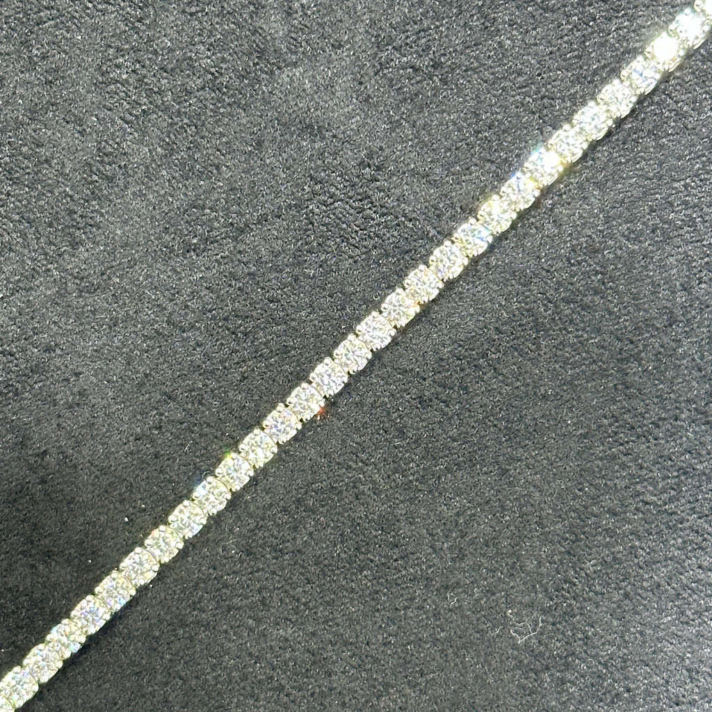 14k White Gold 5.00ctw Lab Diamond Bracelet Vs1/Vs2 for Men & Women