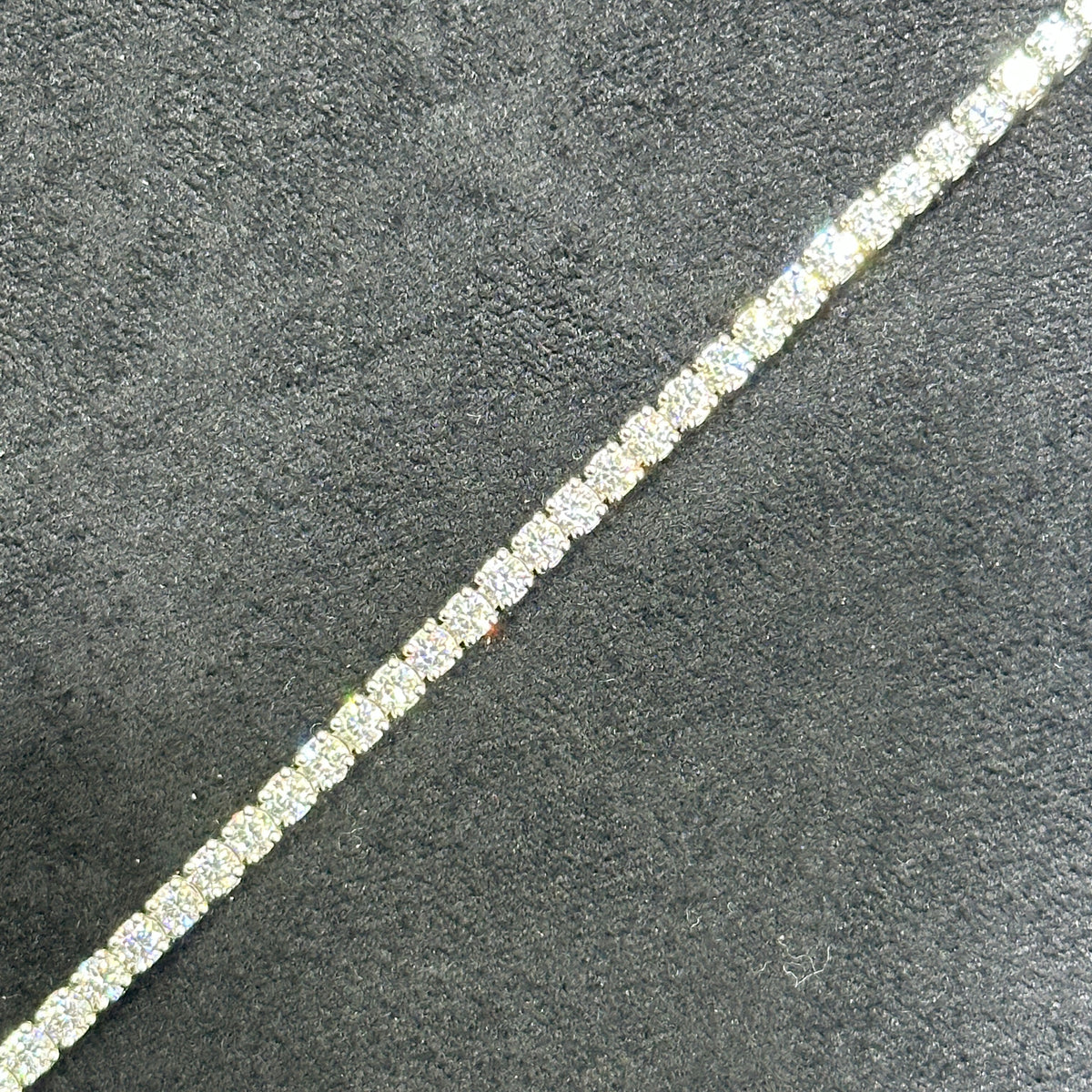 14k White Gold 5.00ctw Lab Diamond Bracelet Vs1/Vs2 for Men & Women