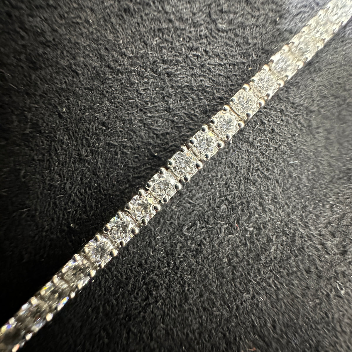14k White Gold 5.00ctw Lab Diamond Bracelet Vs1/Vs2 for Men & Women