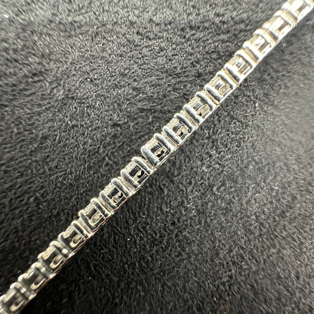 14k White Gold 5.00ctw Lab Diamond Bracelet Vs1/Vs2 for Men & Women
