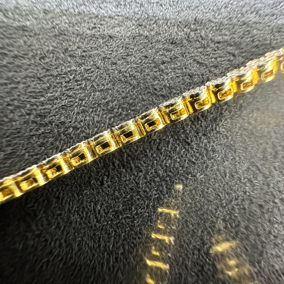 10kt Gold 0.78ctw Genuine Diamond Bracelet for Men & Women
