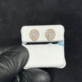 10KT 0.50CTW Yellow Gold Lab Grown Diamond Water Drop Style Stud Earrings