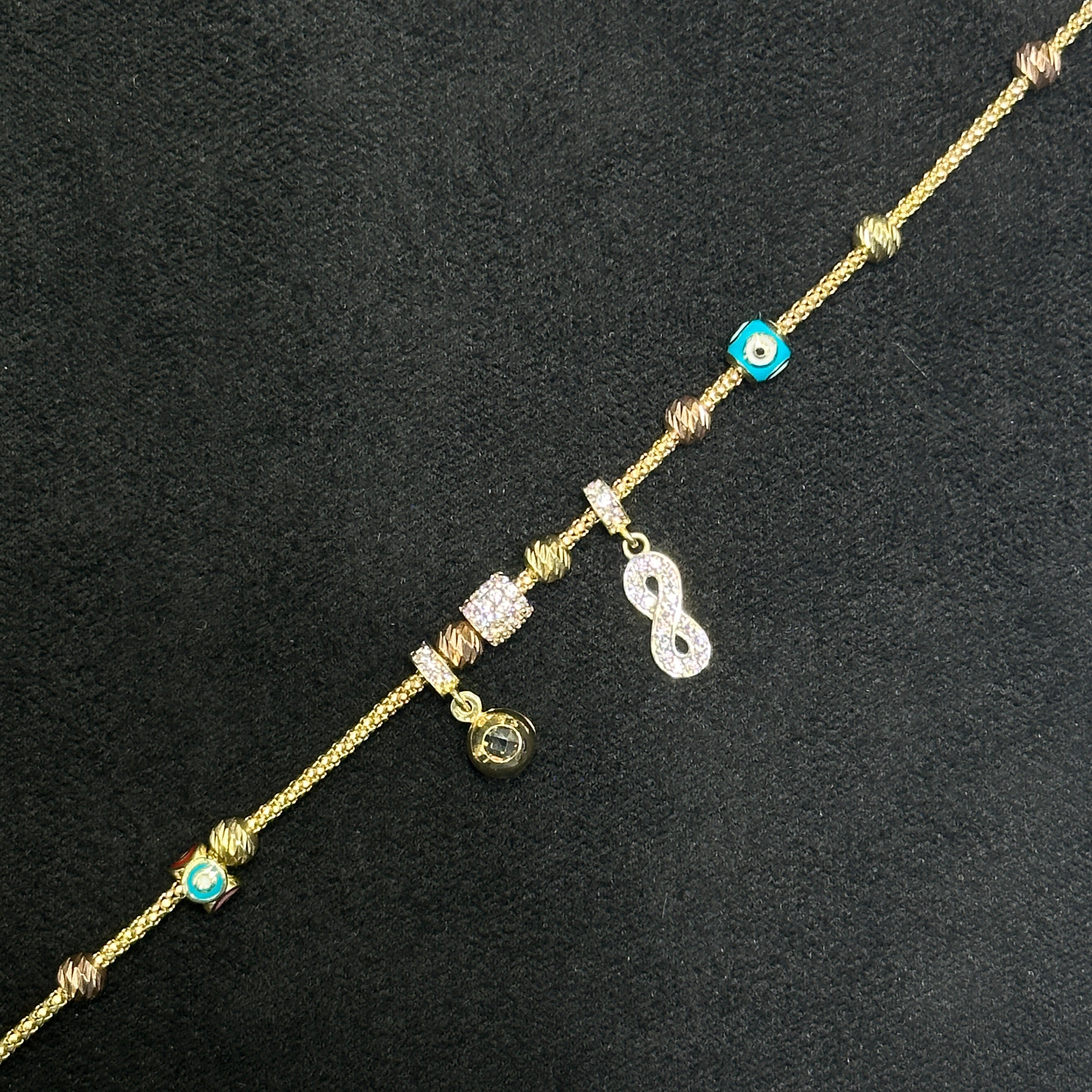 Fancy Danling 10k Gold Bracelet For Woman