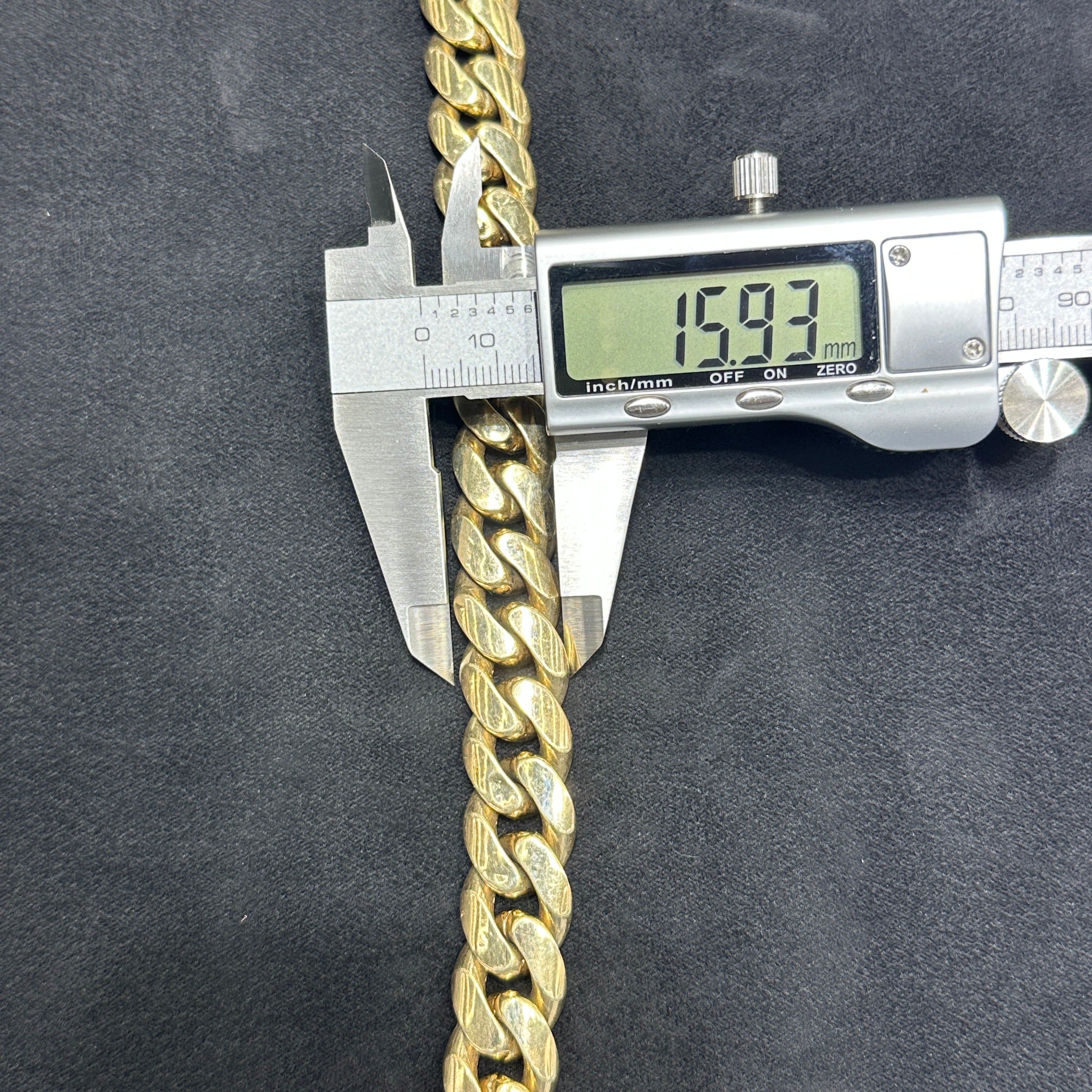 10k Real Gold Cuban Bracelet for Men