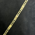 10K Gold Cuban & Nugget Dual Style Bracelet for Men & Women | Made in Italy