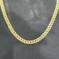 Natural Diamond Cuban Chain with 10k Solid Gold