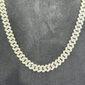 12.2 CTW 10k Solid Gold Flat Cuban Chain