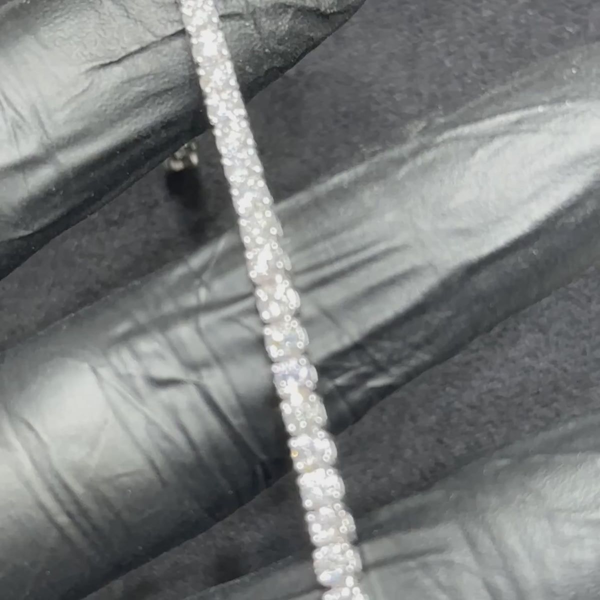 14k White Gold 5.00ctw Lab Diamond Bracelet Vs1/Vs2 for Men & Women