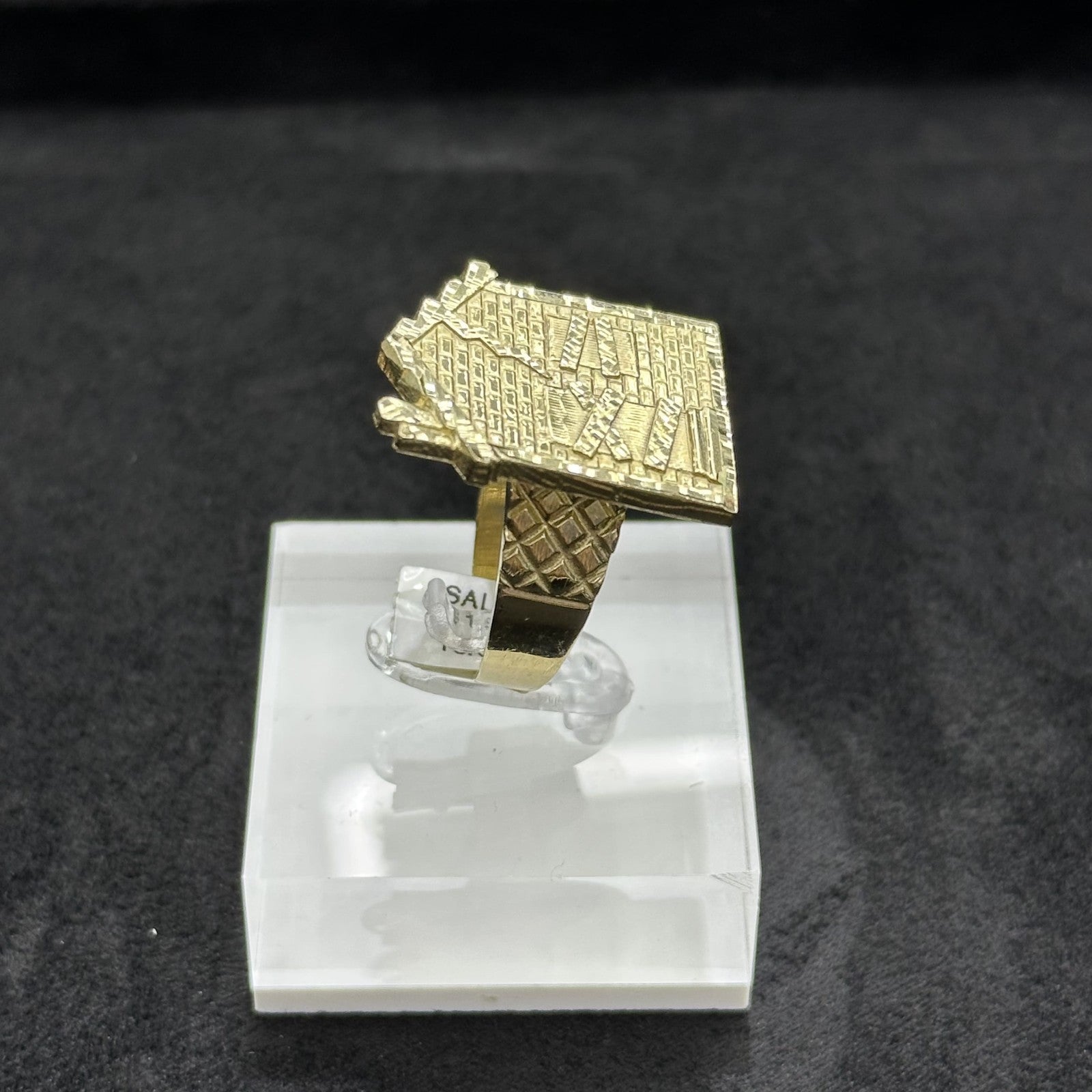 Trap House 10k Gold Ring ANY SIZE