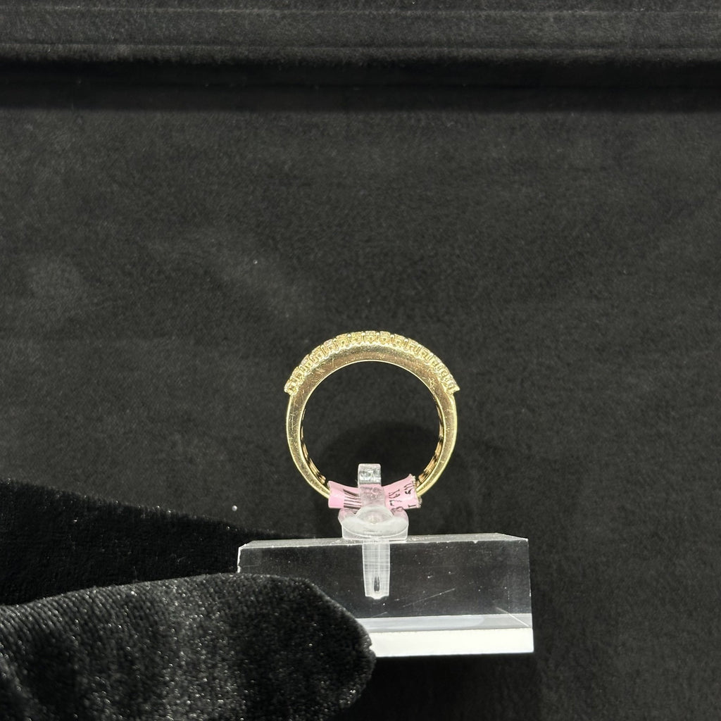 10k Yellow Gold Ring with Genuine Real Diamond 1.95 CTW