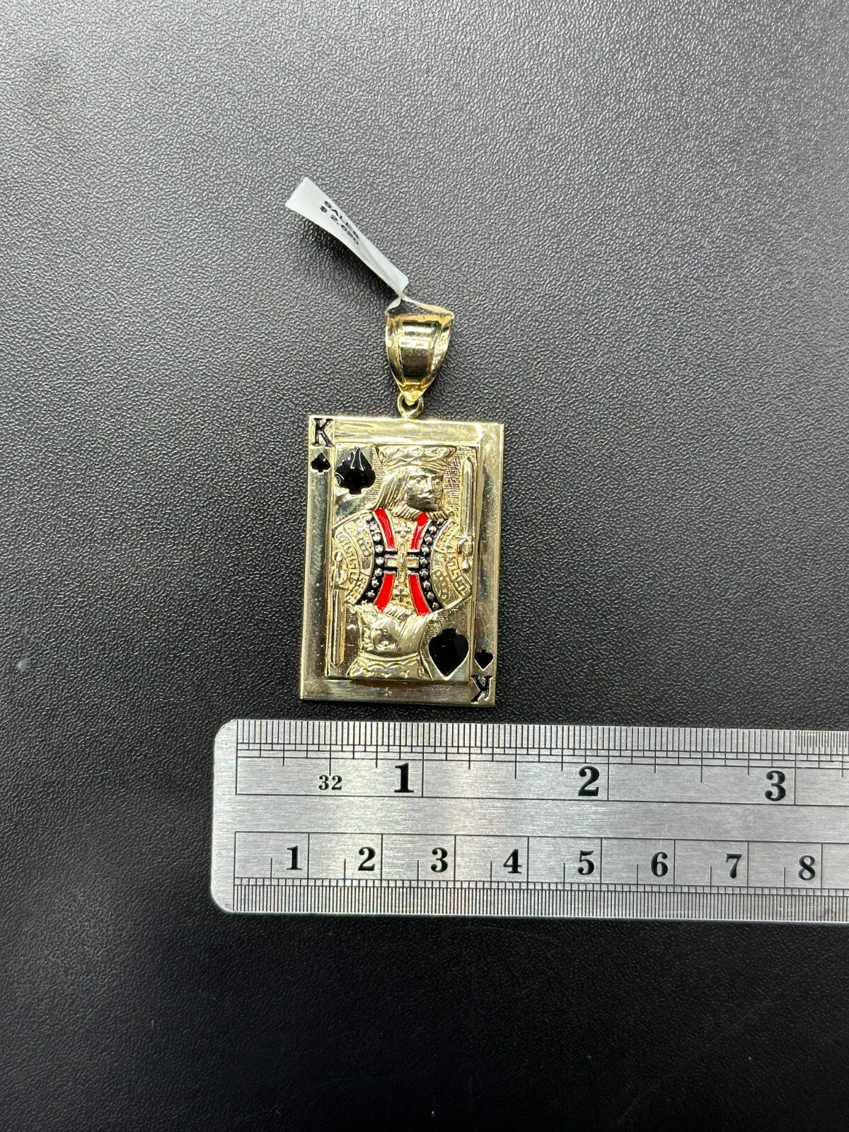 10K Gold Charm King Card