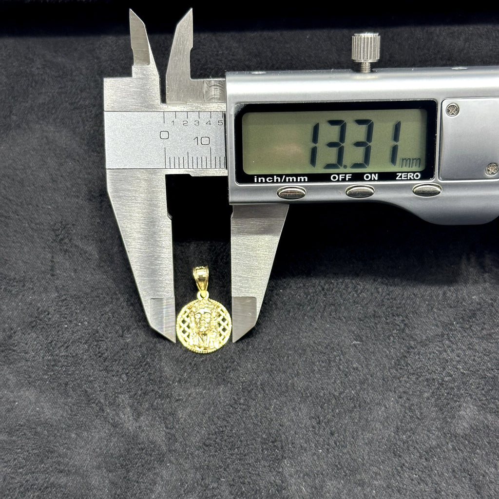 10k Gold Small Jesus Charm