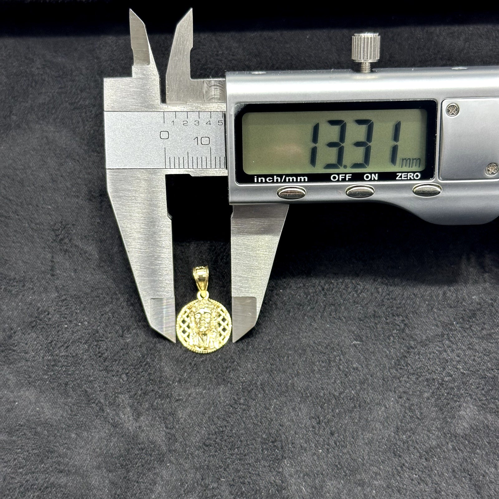 10k Gold Small Jesus Charm