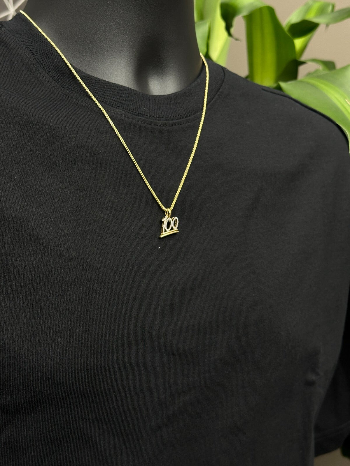 10k Gold Charm 0.3ctw Natural Diamond