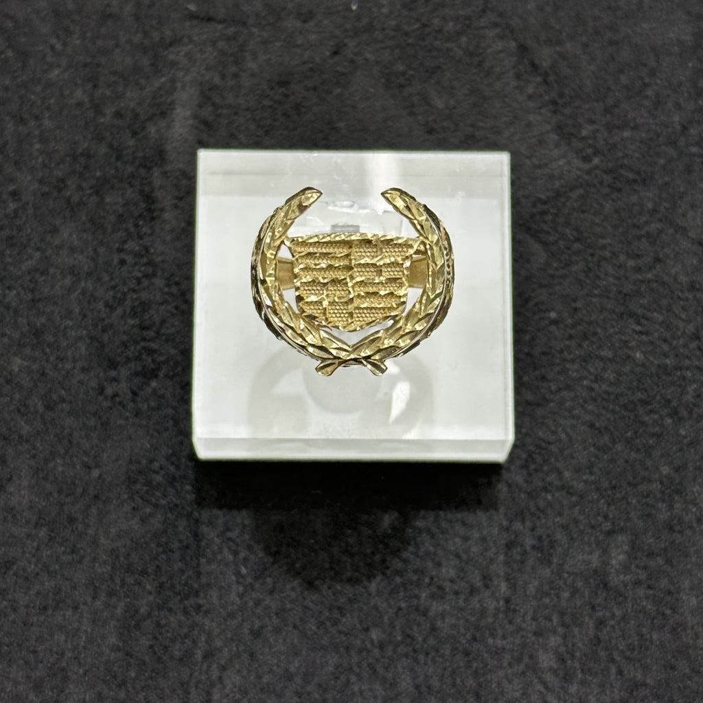Real Gold 10k Gold Cadillac Ring ANY SIZE