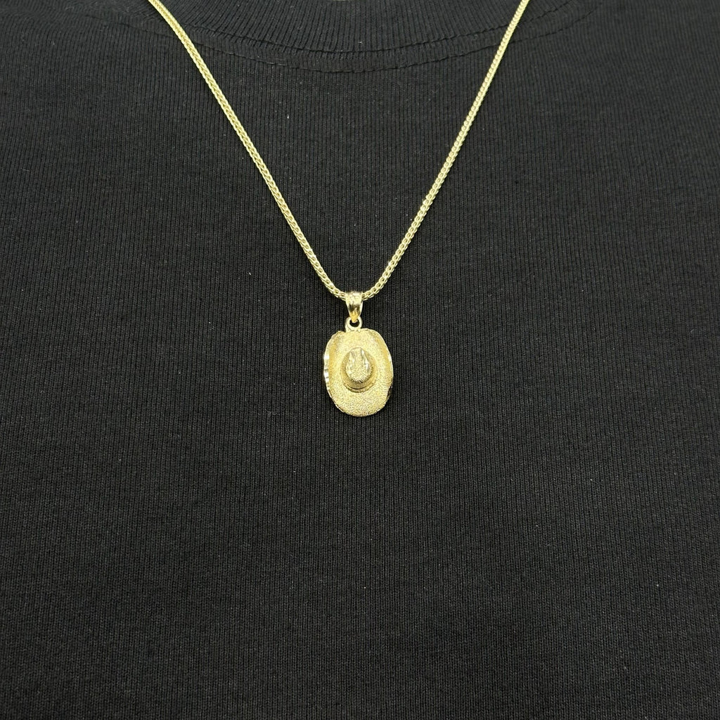 10K Solid Gold Charm Hat Small Size