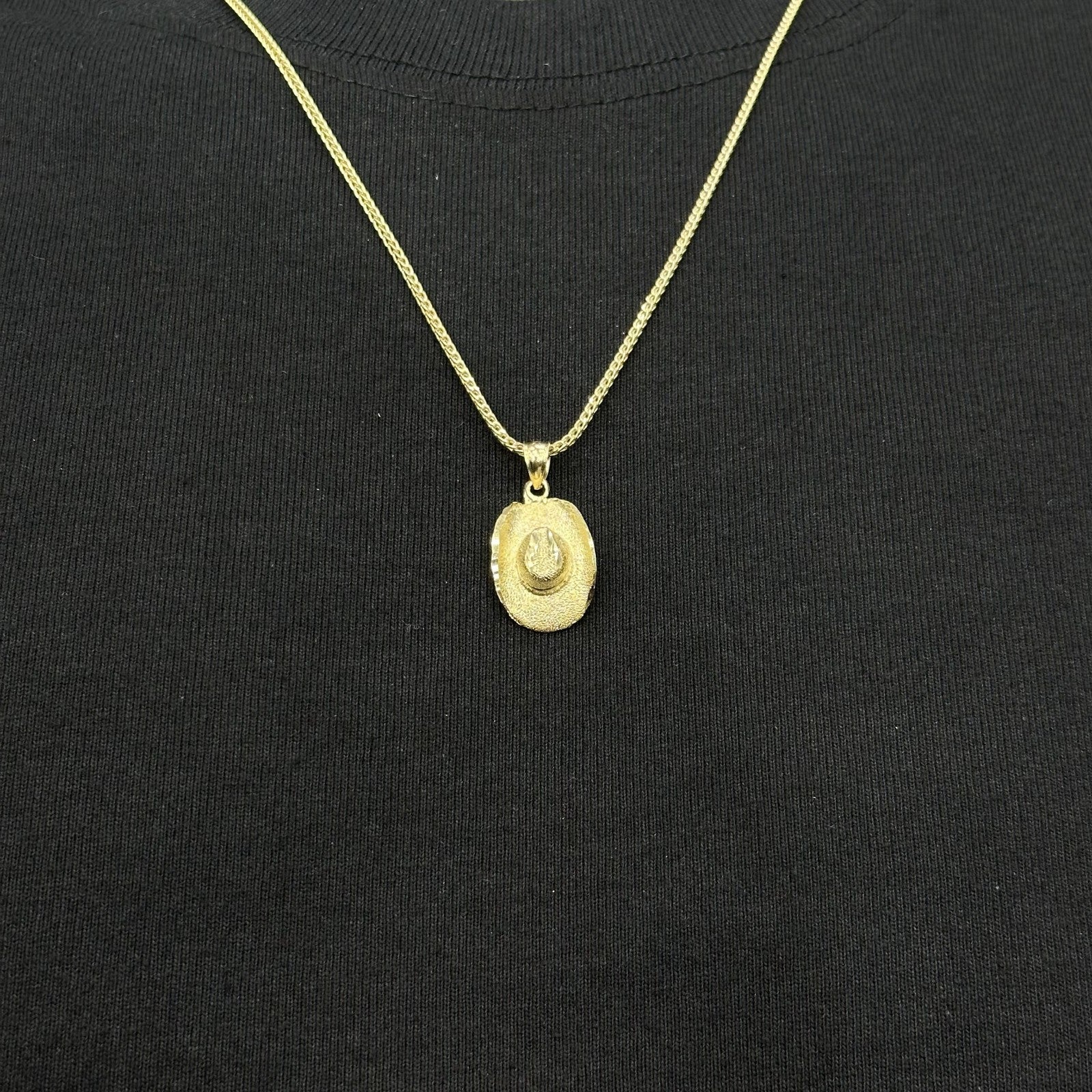 10K Solid Gold Charm Hat Small Size